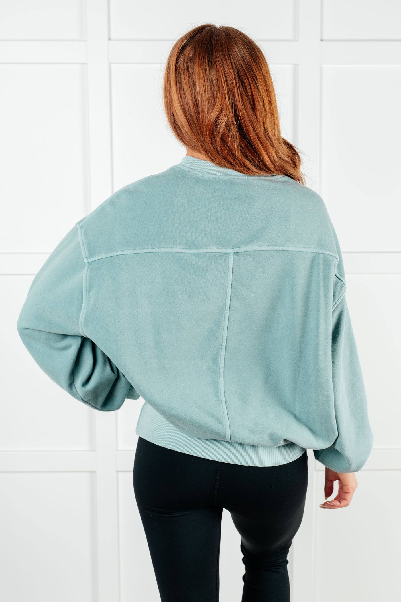 Beyond the Basics Pullover in Blue Grey|Corner Stone Spa Boutique-Tops- Corner Stone Spa and Salon Boutique in Stoughton, Wisconsin
