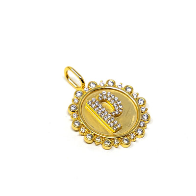 Vintage Coin Initial Charm|Corner Stone Spa Boutique-Charms & Pendants- Corner Stone Spa and Salon Boutique in Stoughton, Wisconsin