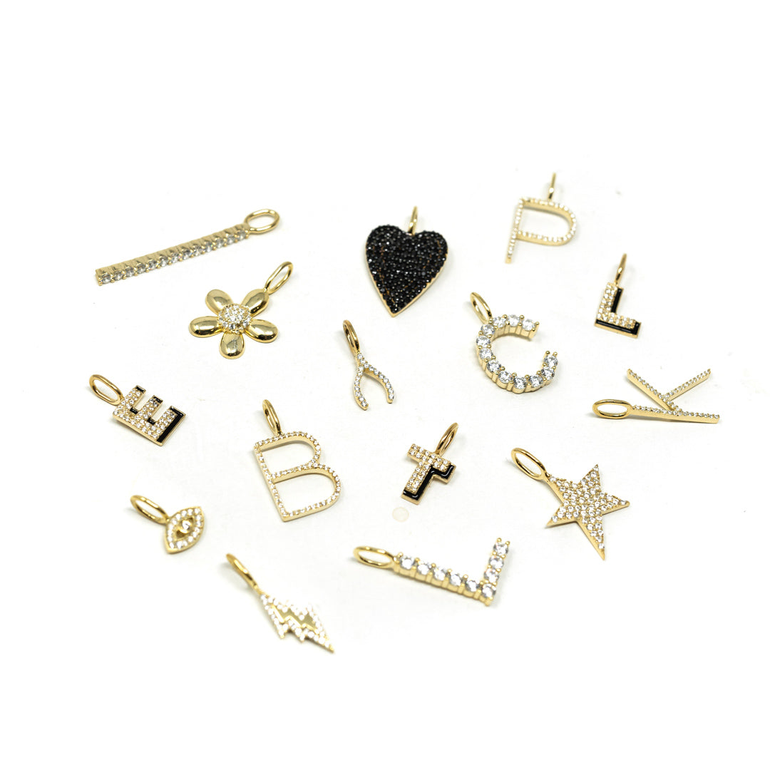 Lovestruck Bolt Charm-Charms & Pendants- Corner Stone Spa and Salon Boutique in Stoughton, Wisconsin