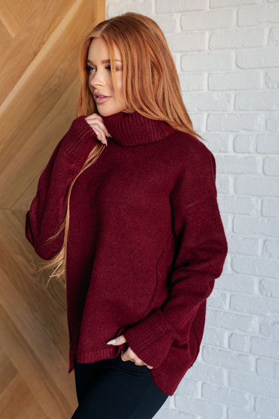 Envelop Me Turtleneck Sweater-Tops- Corner Stone Spa and Salon Boutique in Stoughton, Wisconsin