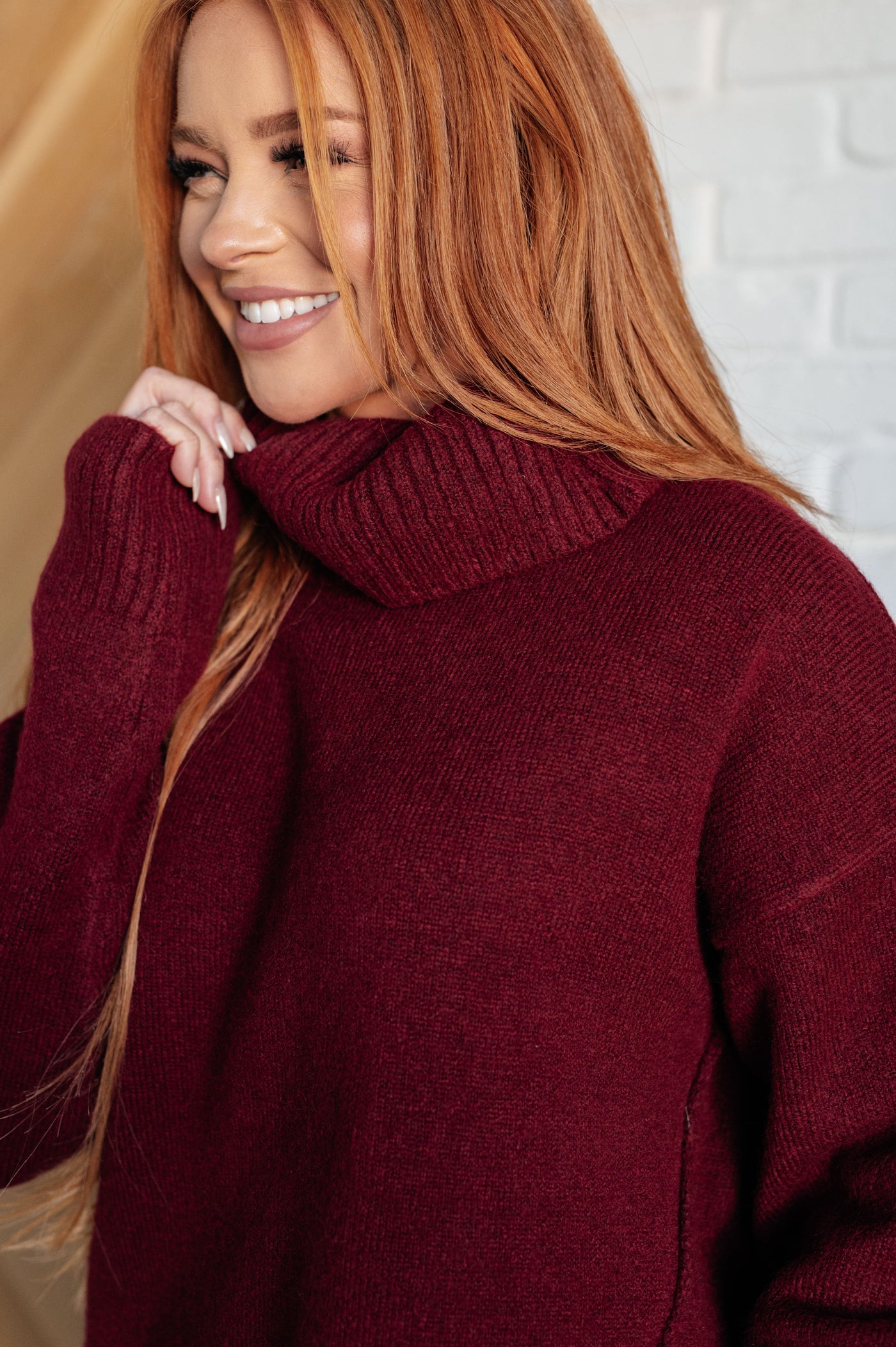 Envelop Me Turtleneck Sweater-Tops- Corner Stone Spa and Salon Boutique in Stoughton, Wisconsin