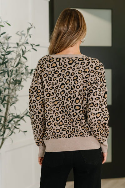 Lil' Sass Never Hurt Leopard Print Pullover-Womens- Corner Stone Spa and Salon Boutique in Stoughton, Wisconsin