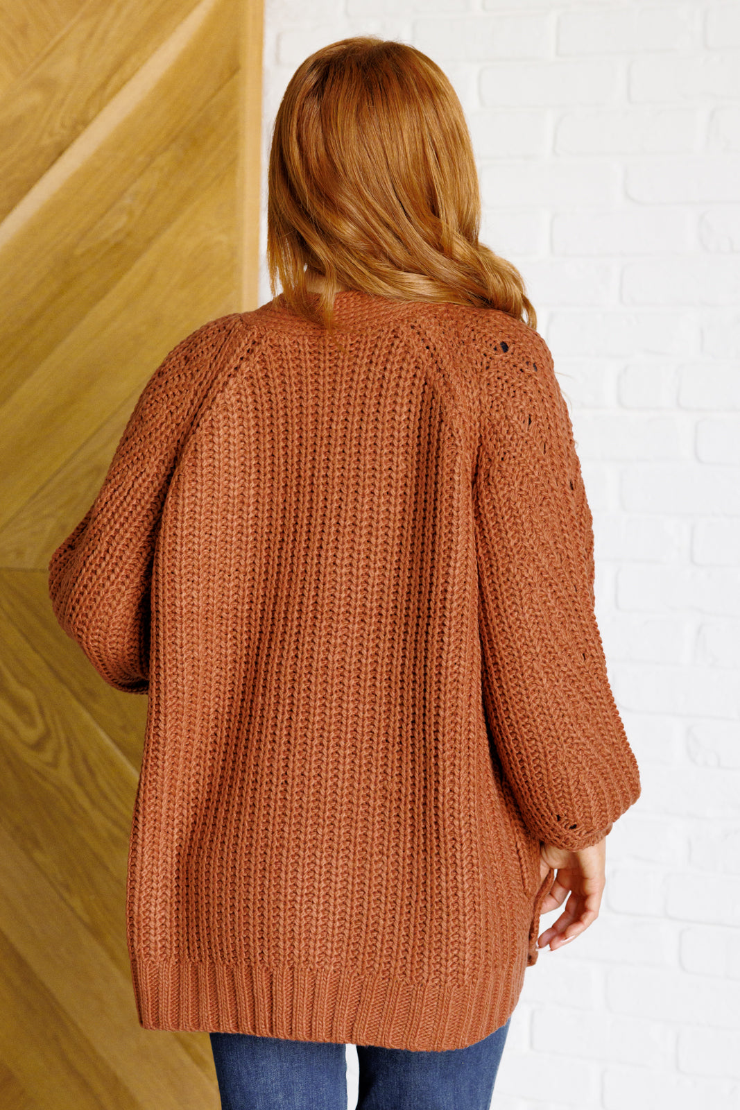 Maybe Monday Cardigan in Chestnut-Layers- Corner Stone Spa and Salon Boutique in Stoughton, Wisconsin