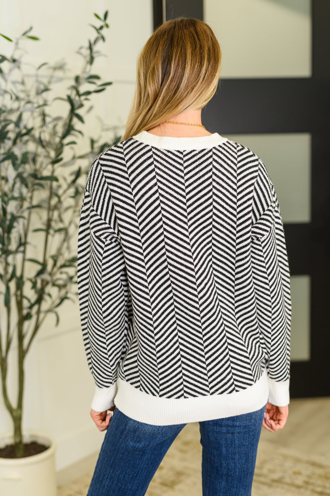 Super Secret Chevron Sweater|Corner Stone Spa Boutique-Womens- Corner Stone Spa and Salon Boutique in Stoughton, Wisconsin