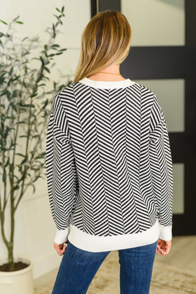 Super Secret Chevron Sweater|Corner Stone Spa Boutique-Womens- Corner Stone Spa and Salon Boutique in Stoughton, Wisconsin