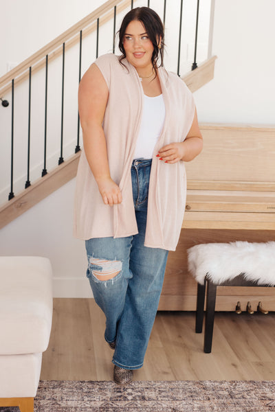 Surely a Win Sleeveless Cardigan|Corner Stone Spa Boutique-Layers- Corner Stone Spa and Salon Boutique in Stoughton, Wisconsin