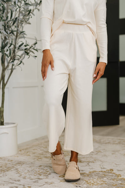 Thyme Culottes in Cream-Womens- Corner Stone Spa and Salon Boutique in Stoughton, Wisconsin