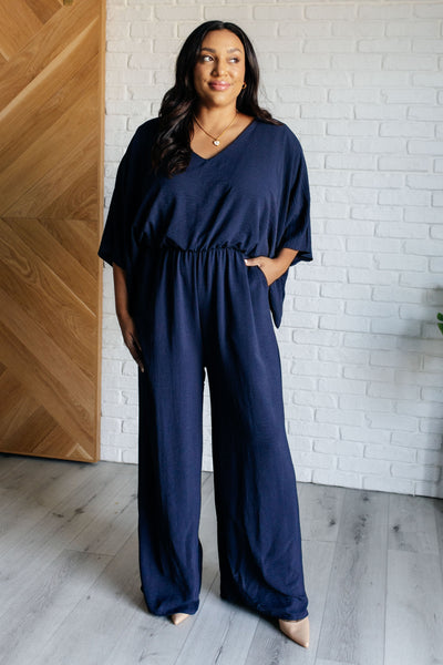 Up to Something Wide Leg Jumpsuit|Corner Stone Spa Boutique-Jumpsuits & Rompers- Corner Stone Spa and Salon Boutique in Stoughton, Wisconsin