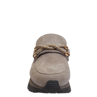 NAKED FEET - POLO in TAUPE Platform Sneakers-WOMEN FOOTWEAR- Corner Stone Spa and Salon Boutique in Stoughton, Wisconsin