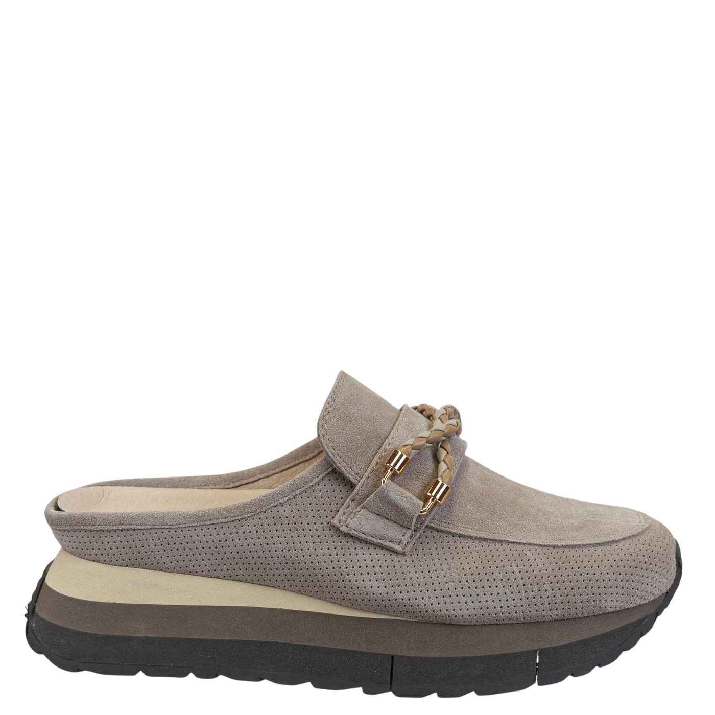 NAKED FEET - POLO in TAUPE Platform Sneakers-WOMEN FOOTWEAR- Corner Stone Spa and Salon Boutique in Stoughton, Wisconsin