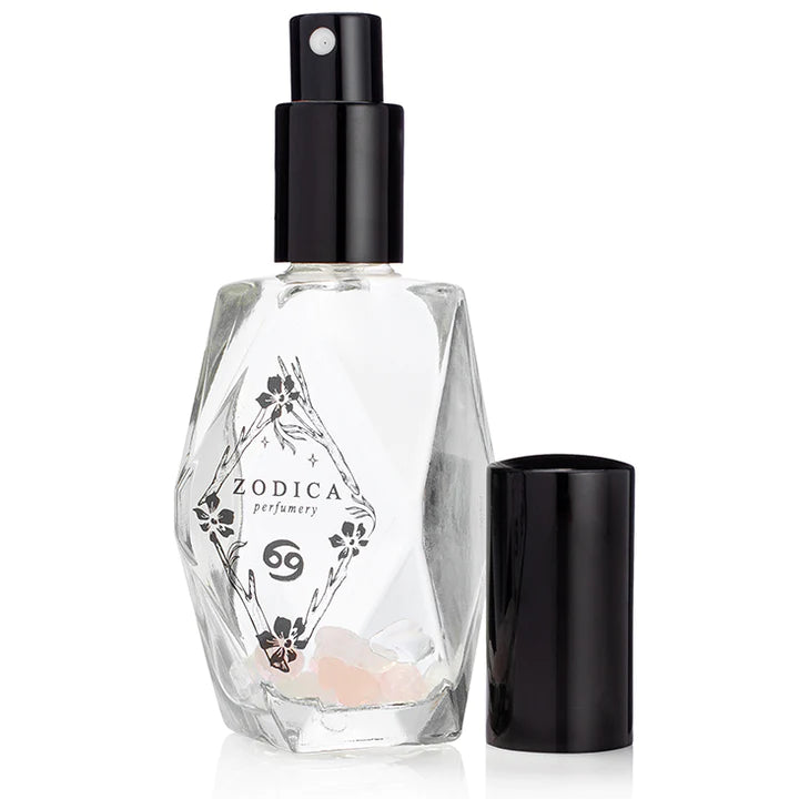 Zodiac Perfumery Cancer Full Size Crystal Infused Perfume 50ml/1.7oz- Corner Stone Spa and Salon Boutique in Stoughton, Wisconsin