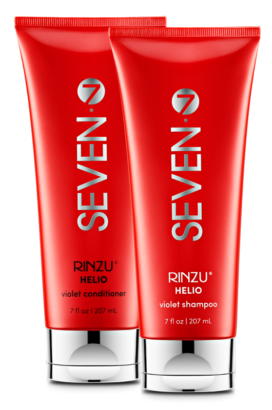 Rinzu Toning System Violet Shampoo & Conditioner 7oz- Corner Stone Spa and Salon Boutique in Stoughton, Wisconsin